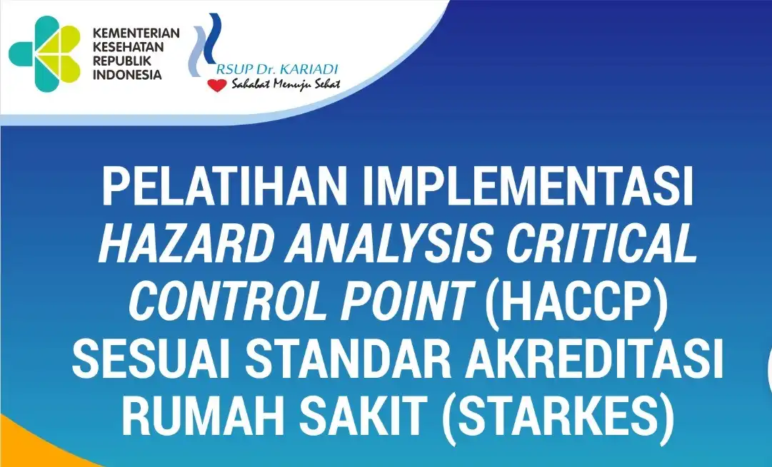 Gambar Konten Pelatihan Implementasi HACCP Sesuai Standar Akreditasi RS